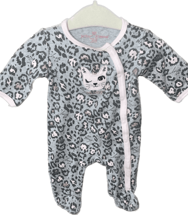 Betsey Johnson 0-3mo Girls Onesie Animal Print